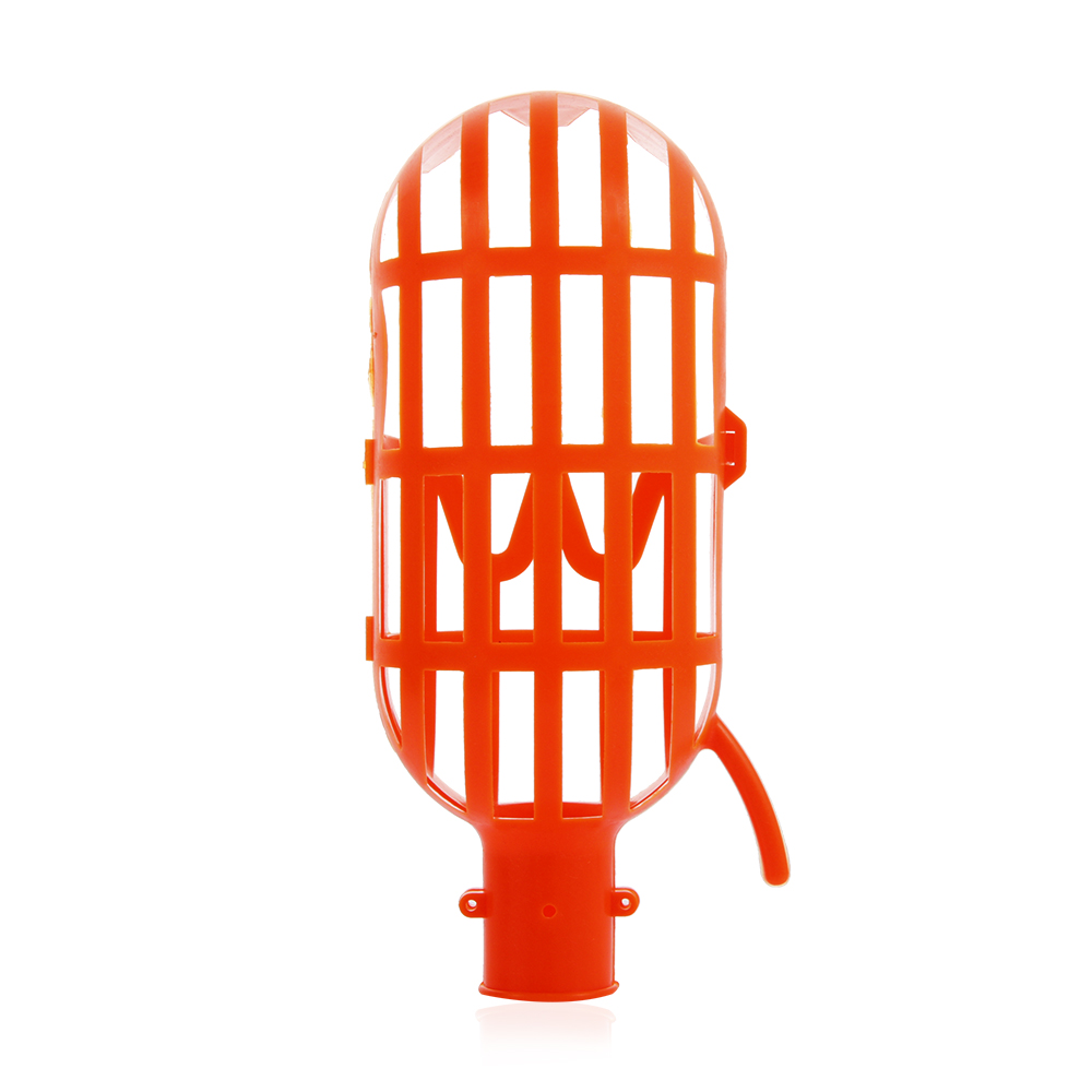 1 pc orange plastik praktisk frugtplukkeværktøj uden stang praktisk gartnerifrugtfangeropsamler