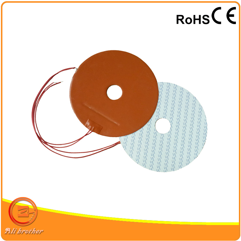 Round 300mm 24v 300w, 3d Printer Heater, Silicon Bed Heater, NTC 100K, 3M PSA