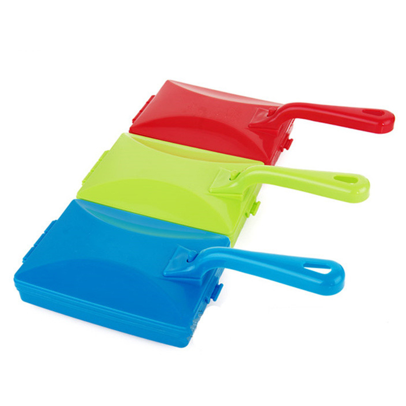 Plast handhållen matta skräp borste handhållen matta bord sopmaskin smula smuts päls soffa husdjur borste multifunktionell borste