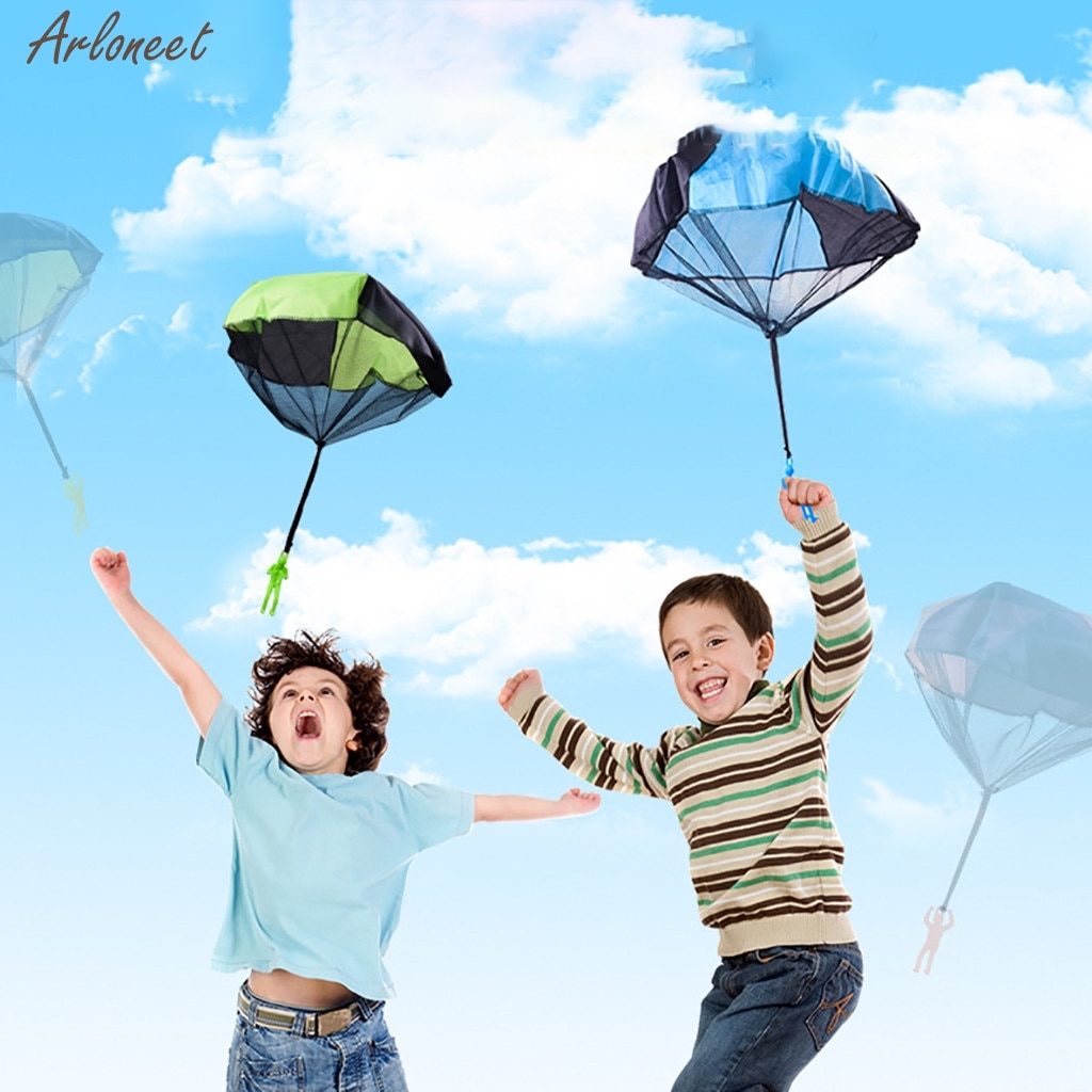 Parachute Speelgoed Tan-Gle Gratis Gooien Toy Parachute Outdoor Kinderen Vliegende Speelgoed Kid Outdoor Spel Educatief Speelgoed 2Pcs