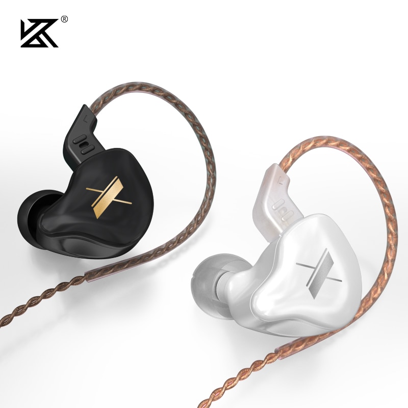 Auriculares dinámicos KZ EDX 1DD con Monitor de alta fidelidad para DJ, auriculares deportivos con cancelación de ruido, auriculares KZ ZST X ZSN PRO EDR1 ZAX ED9 ED12 ATE ZS3 ES3 ZS4 ZS3E