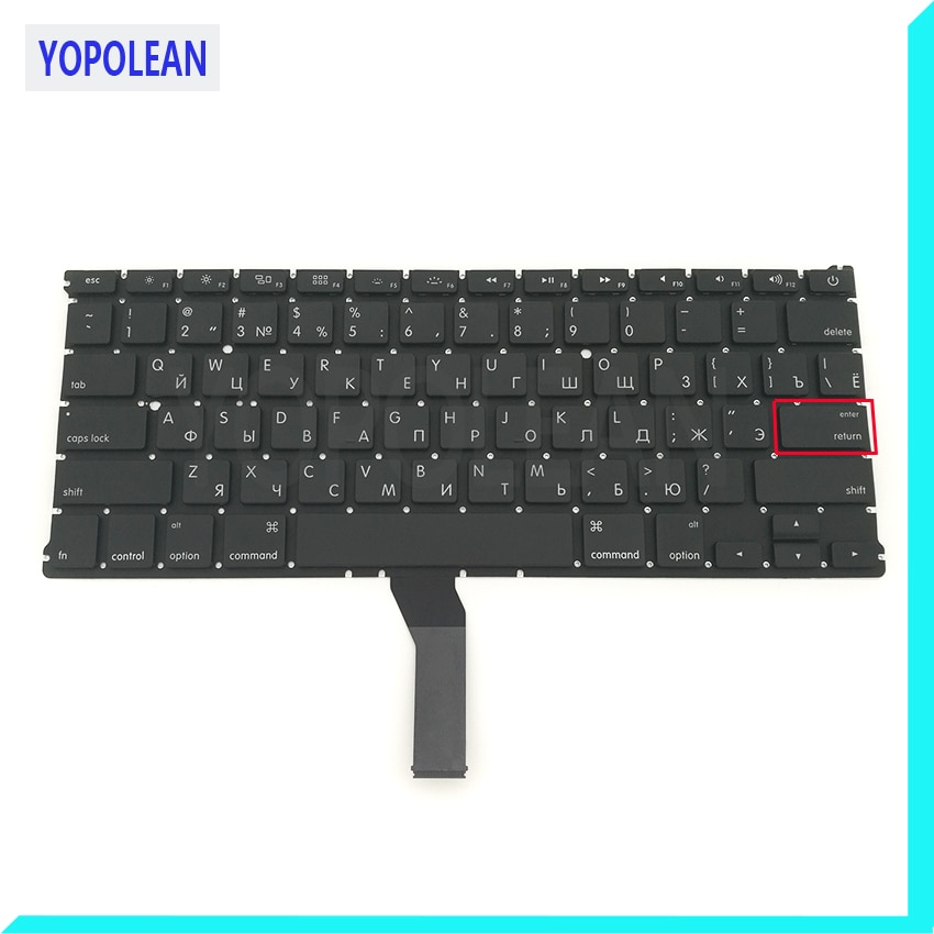 Kleine Voeren Toetsenbord Rusland Russische Keyboard Voor Macbook Air 13 "A1369 A1466