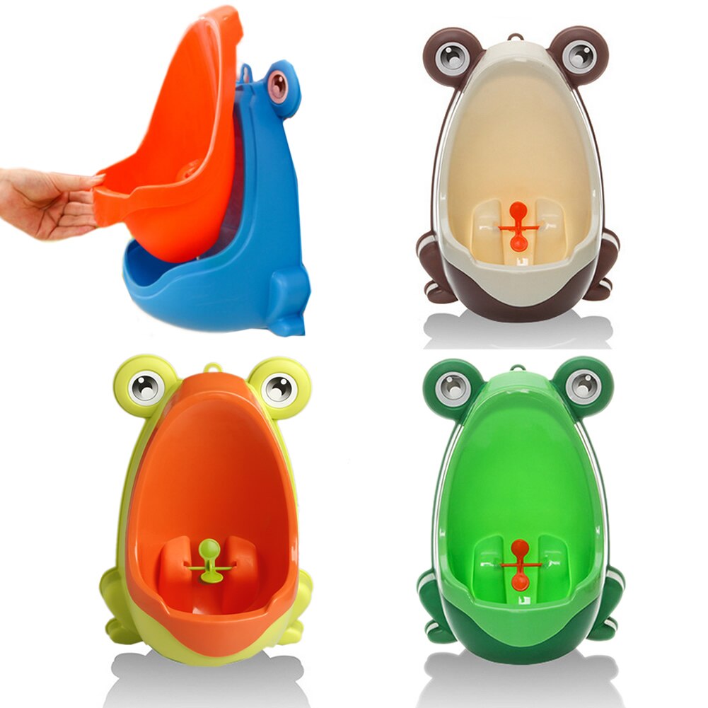 Groda plast baby pojkar barn kissa potta toalett utbildning barn urinal badrum