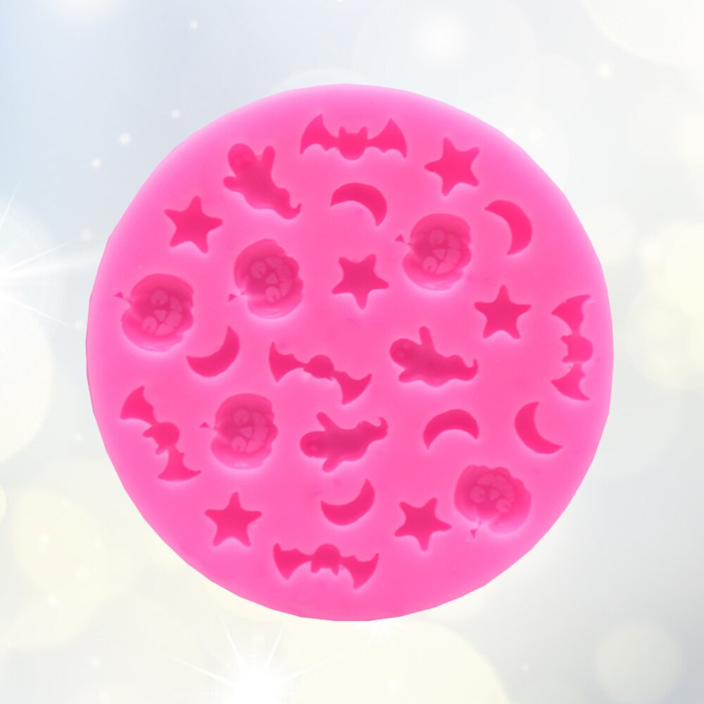 2 Stuks Bakken Mallen Pompoen Ster Maan Vleermuis Patronen Mallen Anti-aanbak Cake Mallen Voor Party Keuken Size: Default Title