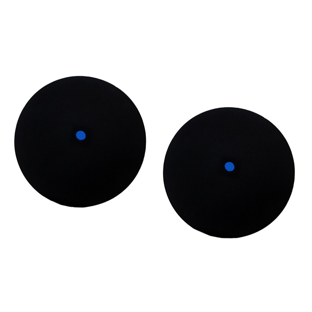 2 Pack Professionele Squash Bal Enkele Blauwe Dot Beginner Squash Training Aid