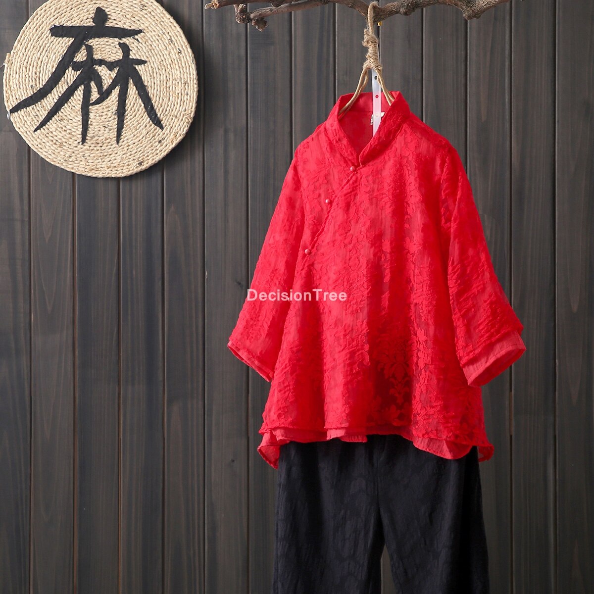 2021 roupas femininas flor bordado topos tang traje camisas estilo chinês tradicional qipao cheongsam blusa para senhora do sexo feminino: color4