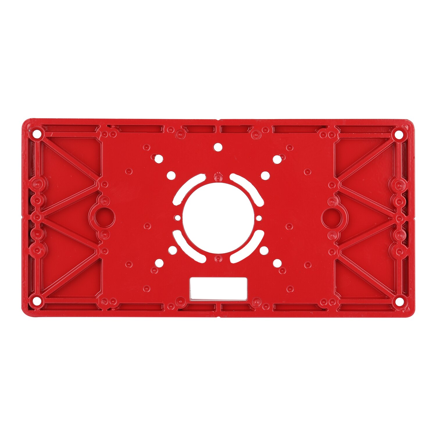 Fresebord innleggsplate trebearbeiding benker aluminiumsfreser trimmer med 4 ringer verktøy trebearbeiding gravering flip board