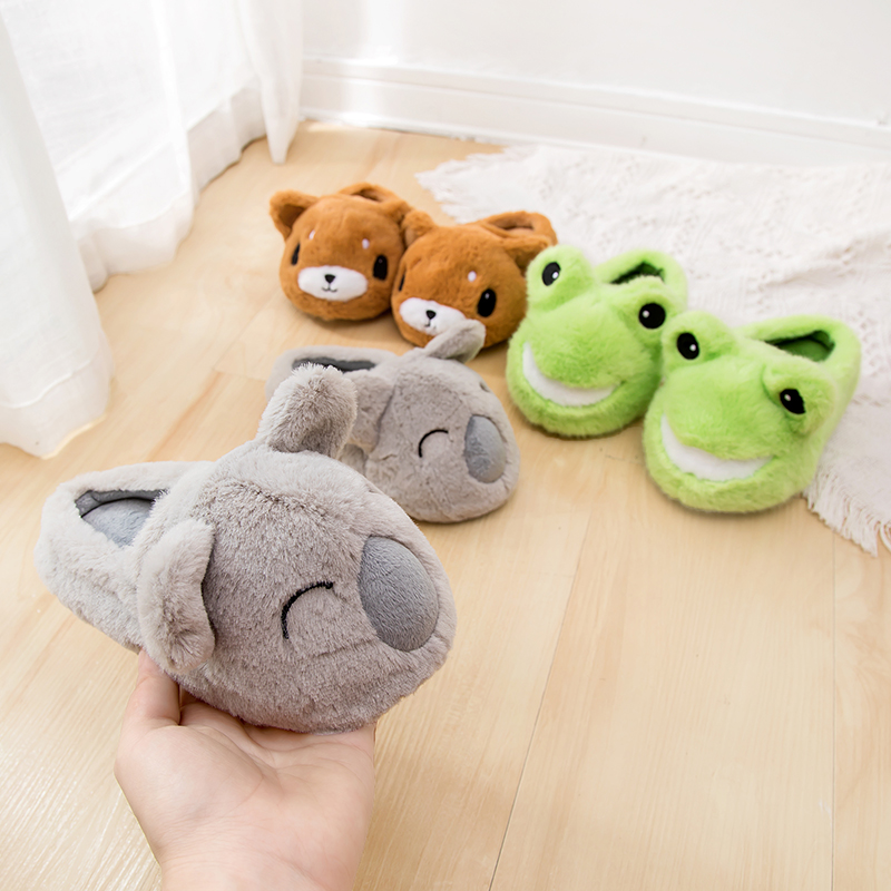 leuke indoor slippers warm huis slippers voor winter koala schoenen voor kids