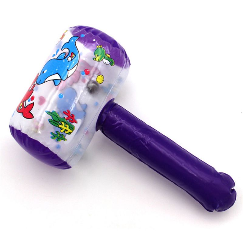 Oppustelig hammer med klokke luft hammer baby legetøj børn legetøj fest favoriserer oppustelig legetøj pool strand legetøj dec 10