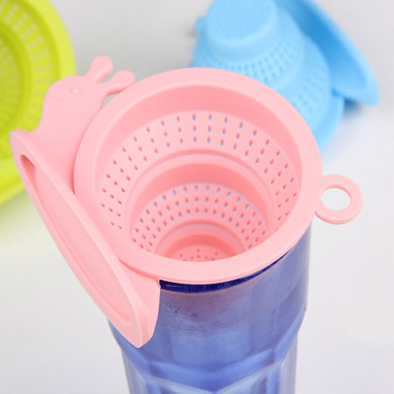 1pc silikon snegler te infuser søt løs te blad sil urte krydder infuser filter verktøy dørslag siler