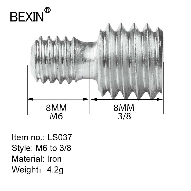 Camera Accessories Camera screw 3/8 To 1/4 Inch Monut Adapter Fixed Screw For Camera DSLR Tripod Monopod Connection Mounting