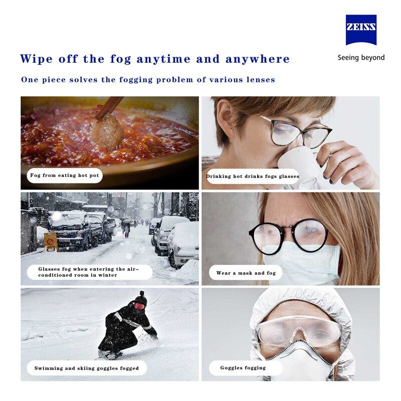 Zeiss limpiador de espejo de papel limpiador de espejo papel de gafas lente de la Cámara de la lente toallitas de limpieza de 30 y 200 piezas paquete