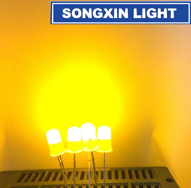 100pcs 5mm led Diffused LED 20x 5 Color Red Blue Green Yellow White SUPER Bright Light Bulb led lamp 5MM Emitting Diodes DIY KIT