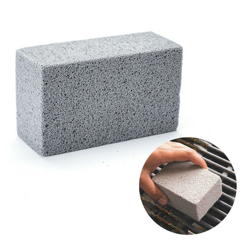 2Pcs BBQ Grill Cleaning Brick Block Barbecue Cleaning Stone BBQ Racks Stains Grease Cleaner BBQ Tools Kitchen Decorates Gadgets