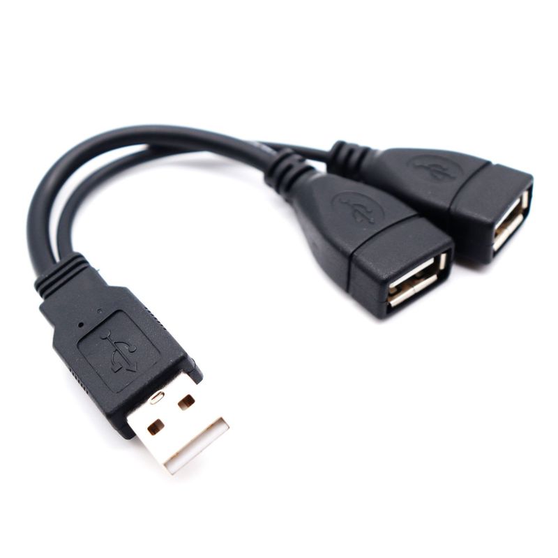 2 In 1 Usb2.0 Verlengkabel Man-vrouw Usb Data Kabel Opladen Kabel Voor Hard Disk Netwerkkaart Verbinding
