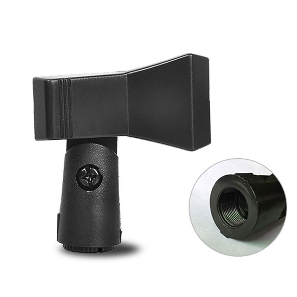 Quick Release Adjustable Holder Universal Microphone Clip Hands-free Replacement Easy Install Flexible Portable Mount Adapter