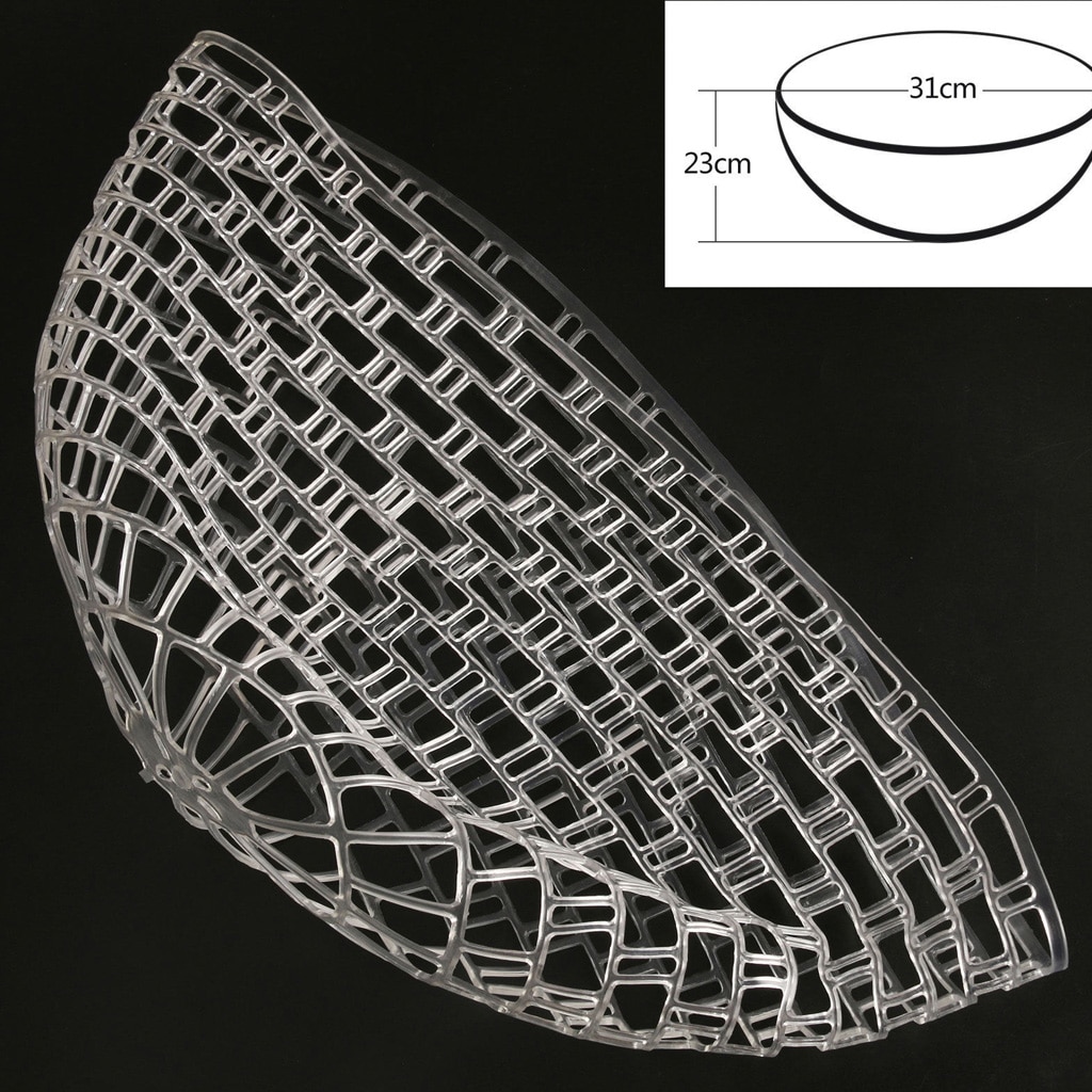 47'' Large Fly Trout Fishing Landing Rubber Net Catch And Release Replacement