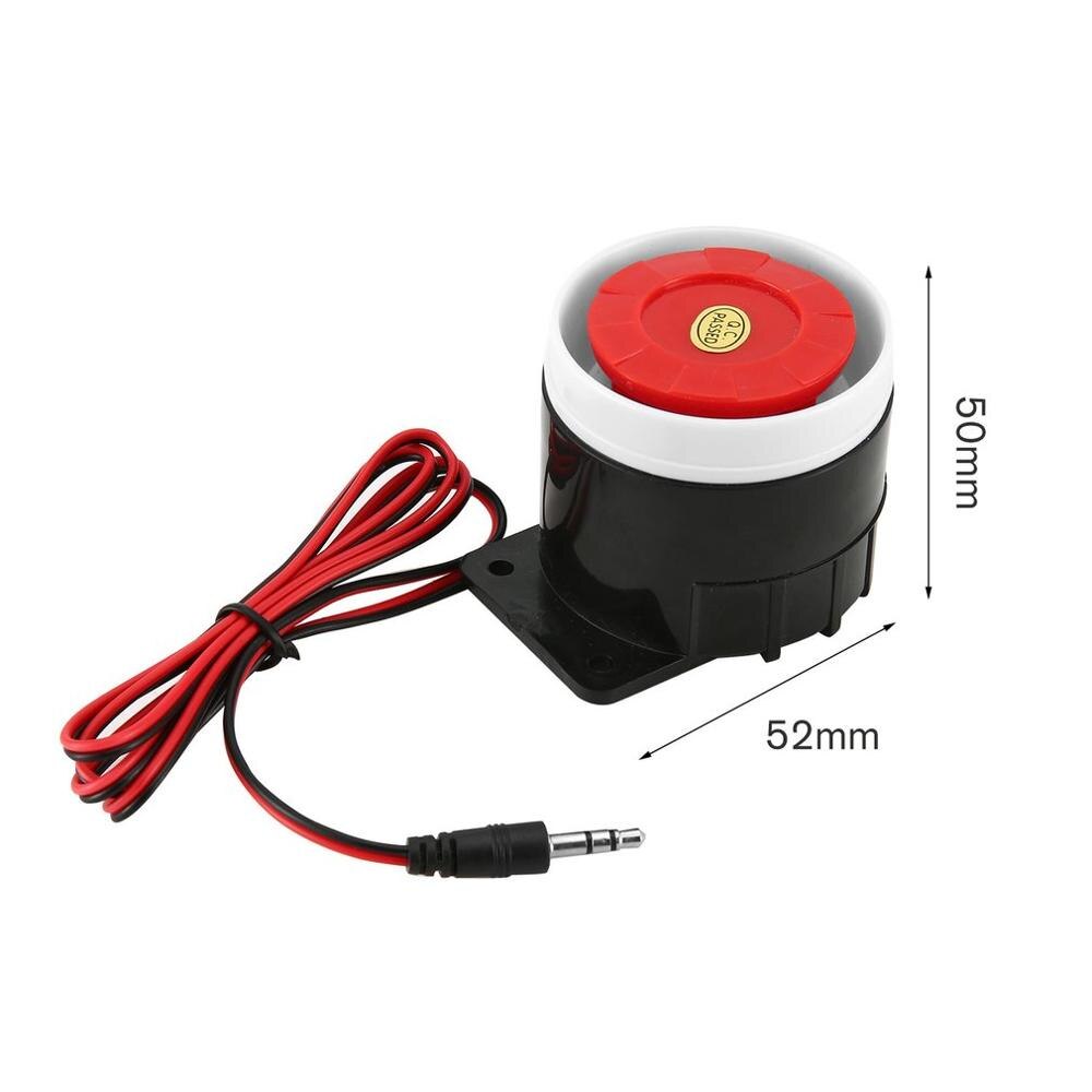 DC Piezo Electronic Buzzer Alarm Siren Security Horn 12V DC Electronic Buzzer Alarm Siren Security Horn 120 dB Alarm Siren