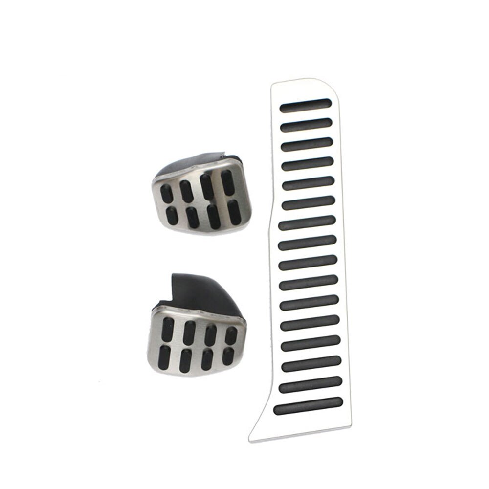 Pedales de reposapiés de coche para VW, Volkswagen, Beetle, Jetta, MK6, , almohadillas de freno de combustible deportivas, cubierta de Pedal de embrague, accesorios para automóviles: MT Without Rest