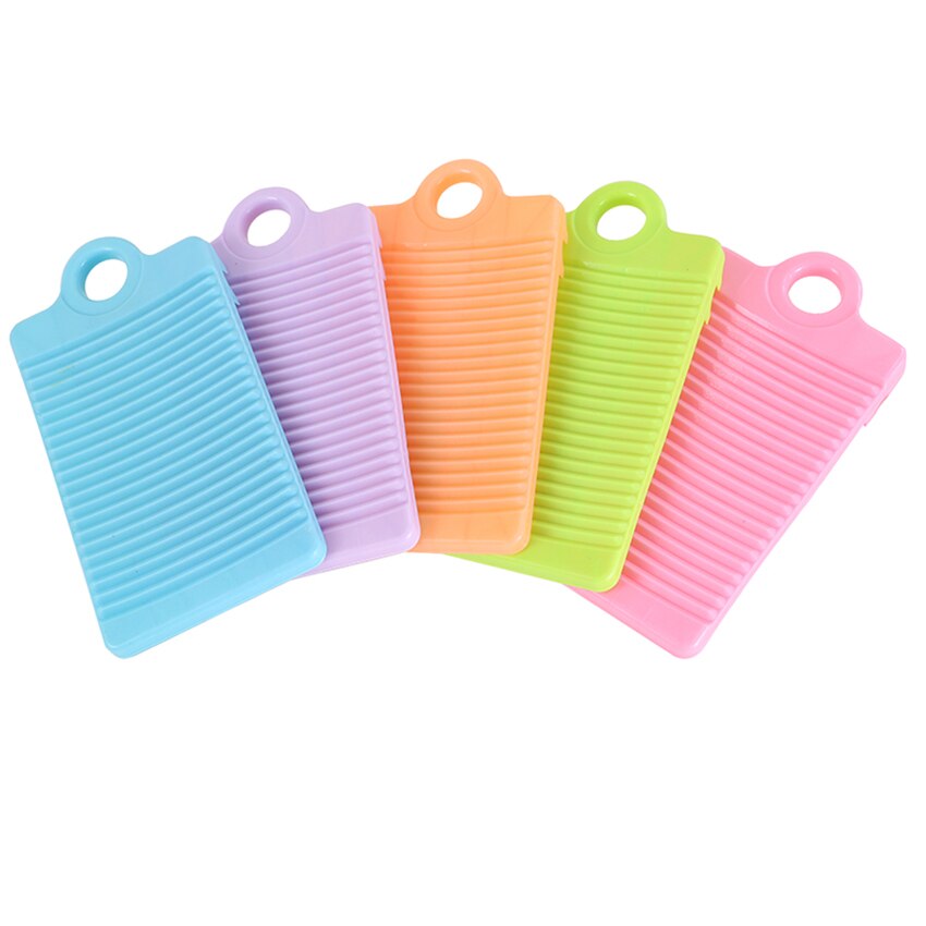 Plastic Mini Washboard Washing Board for Kids Shirts Clean Laundry Lime Washboard for Laundry 16.1x31cm Purple, Blue, Pink