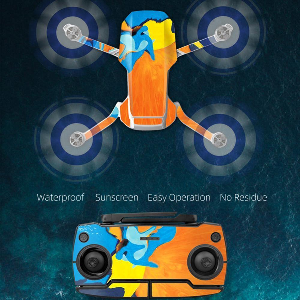 Kleurrijke Stickers Voor Mini Waterdichte Huid Voor Drone Body Afstandsbediening Protector Voor Mini Accessoires