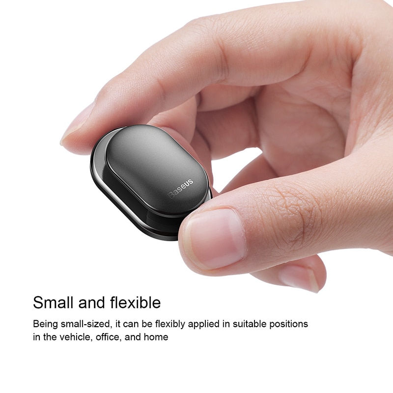 Baseus 4pz ottavino Supporto da auto Da Parete Ganci Della clip del Gancio per Il Cavo USB Auricolare Portachiavi Organizer automobile Accessori Interni