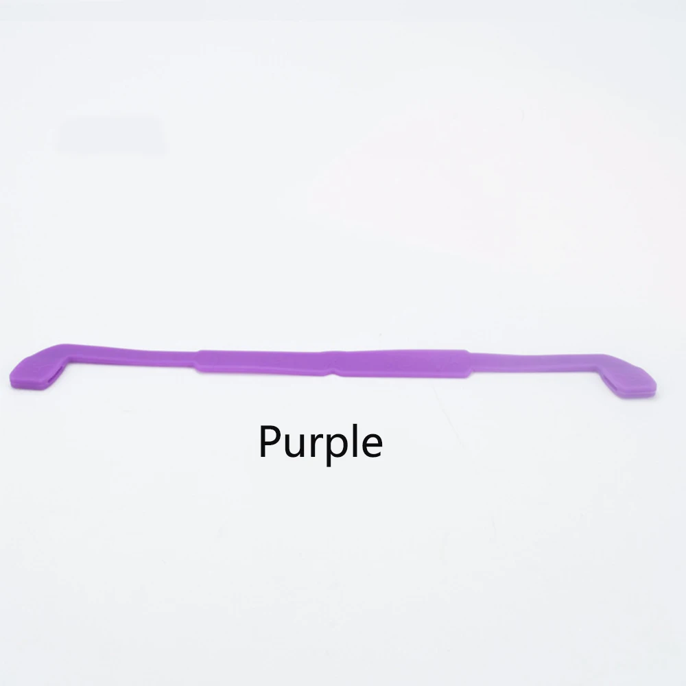 Sangle magnétique en Silicone pour lunettes de soleil, accessoire de pour lunettes de sécurité pour enfants, fixation de lunettes de soleil, porte-cordon, corde pour lunettes de sport: purple