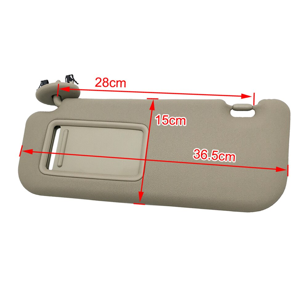 Car Sun Visor Left Side For Toyota Yaris