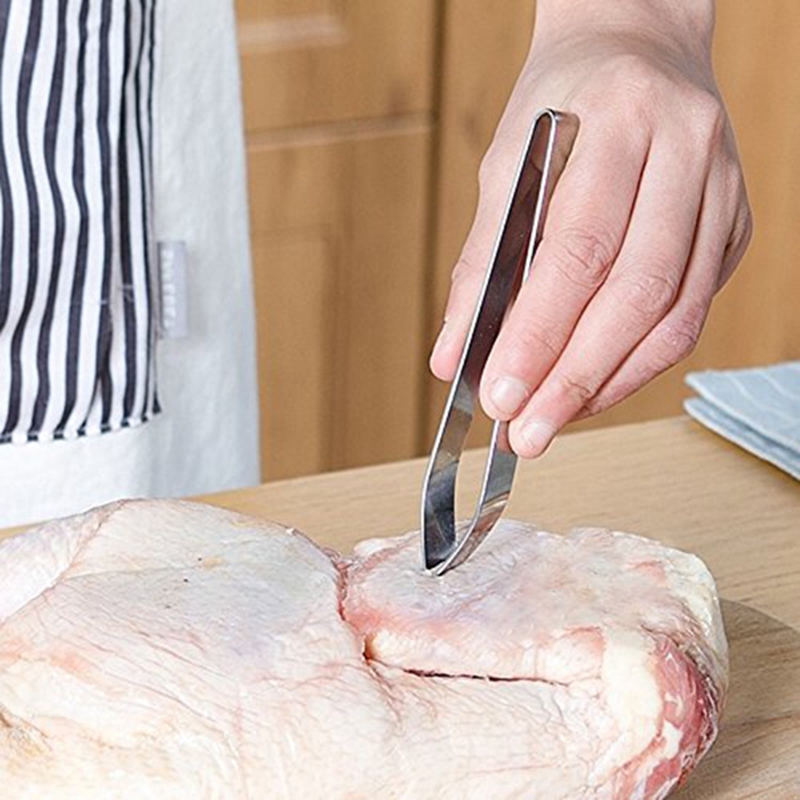 4X Professionelle Desareter Schellen in Edelstahl Fisch Klemme Fisch Klemme Pinzette Fisch Klaue Stopper Fisch Klemme