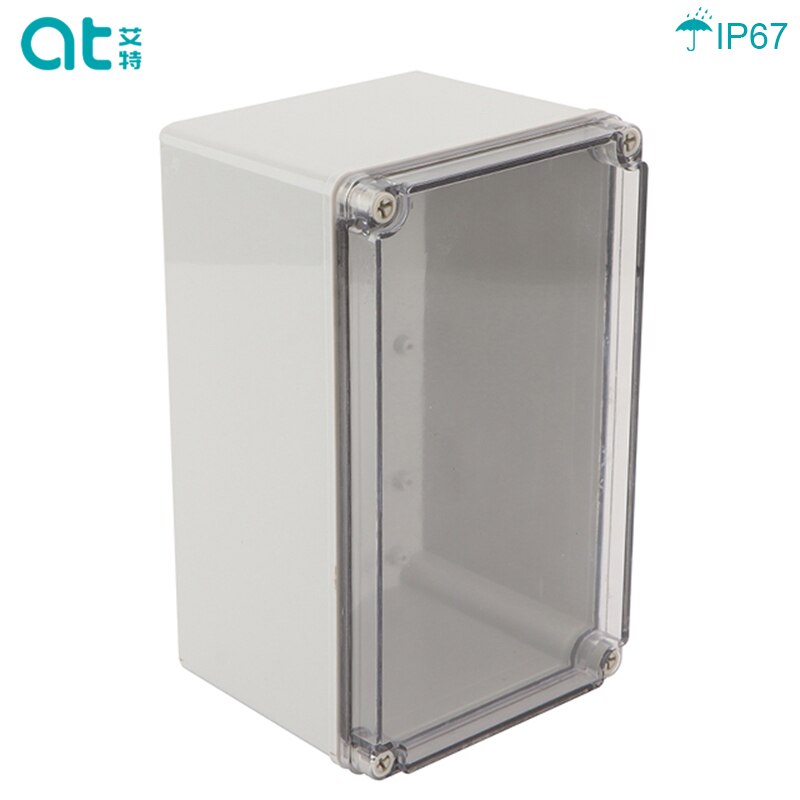 IP67 Transparent Lid Junction Box Waterproof Plastic Enclosure Box Electronic Project Instrument Case ABS Outdoor Housing: 200 x 150 x 130 mm