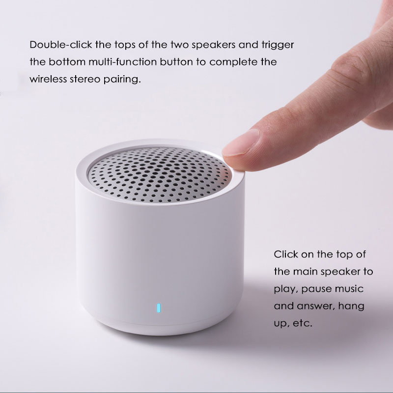 Originele Xiaomi Draadloze Draagbare Bluetooth Speaker 5.0 Muziek Audio 2.0 Tws Stereo Sound Speaker Met Mic Voor Iphone Ipad Tablet