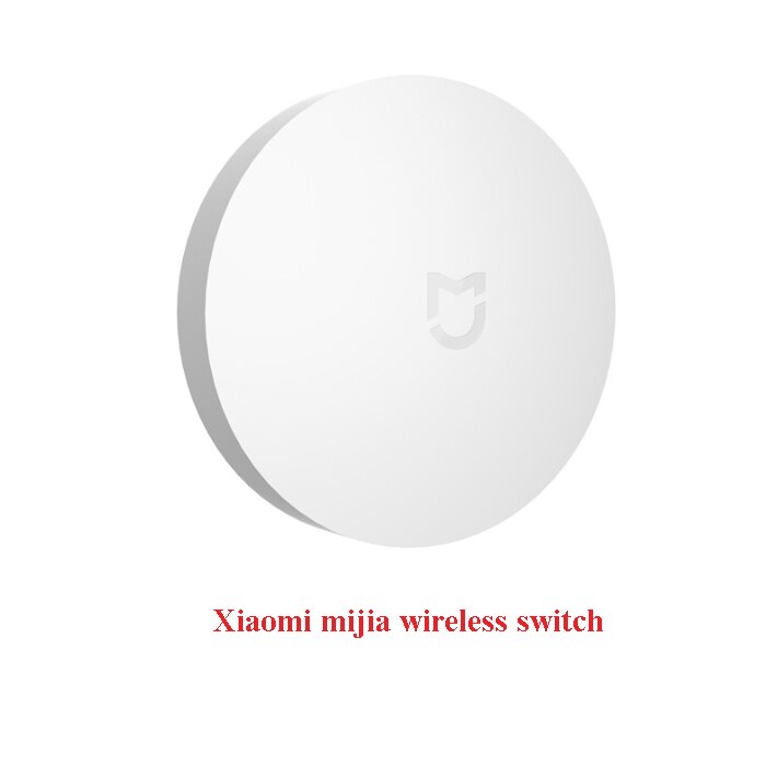Original Xiaomi Smart Home Kits Gateway Door Window Sensor Human Body Sensor Wireless Switch Humidity Zigbee Socket MI APP: Wireless switch