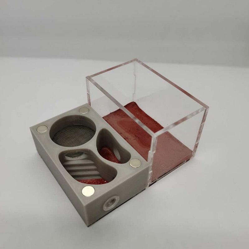 Grey 3D Plane Ant Nest Acrylic Nest Concrete Nest Ant Farm Reptile Terrarium 9.8x8x5.4cm