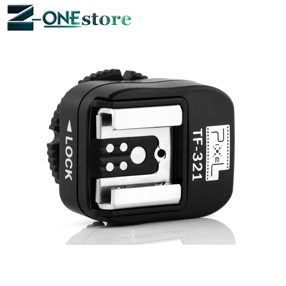 Pixel TF-321 TTL zapata para Flash Adaptador de zapata para Flash Convertidor para Canon 580EX 550EX 600D 700D 70D 6D 60D 550D 5D cámara y Flashgun