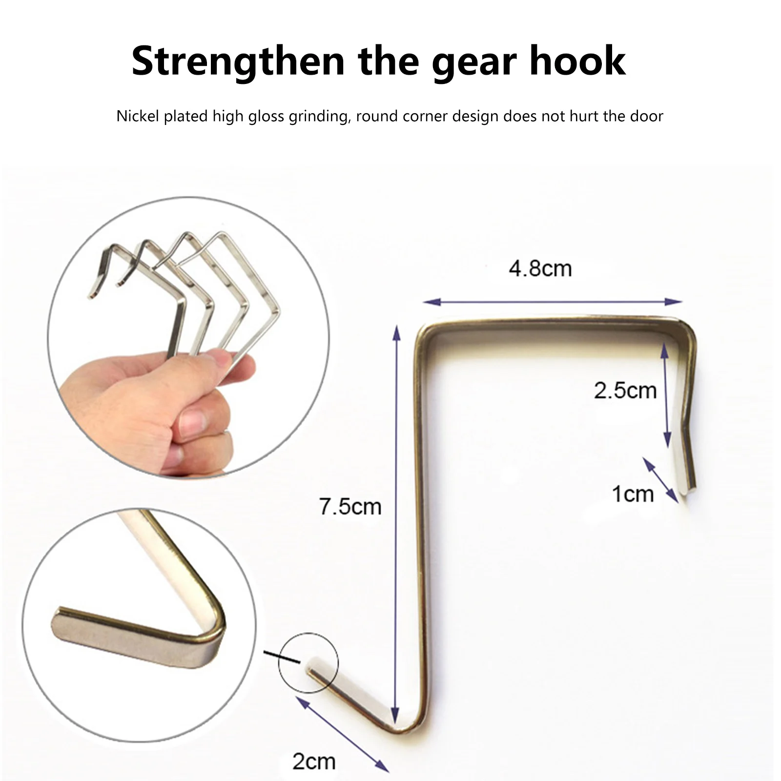 Hoedenorganizer Hoedenrek 24 diepe zakken met 2/3 haken Display Baseball Caps Collectie Hoedenorganizer Houder voor muurdeur