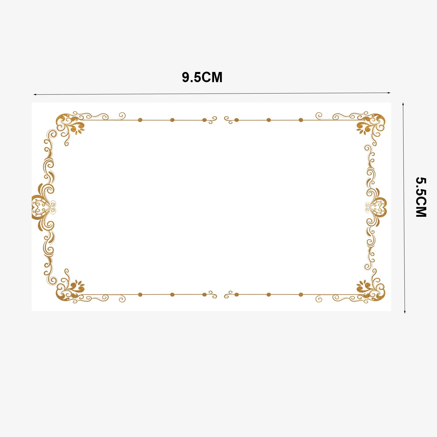 60PCS Blank Notes Cards DIY Craft Small Word Business Message Cards