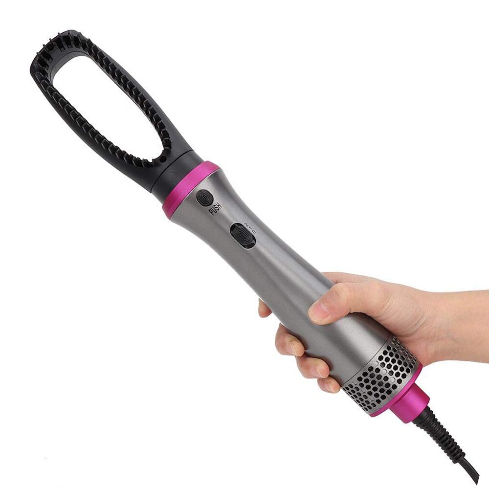 Brosse à Air One Step, sèche-cheveux, Styler et Vulomzier avec brosse Interchangeable 5 en 1, pour lisser les cheveux