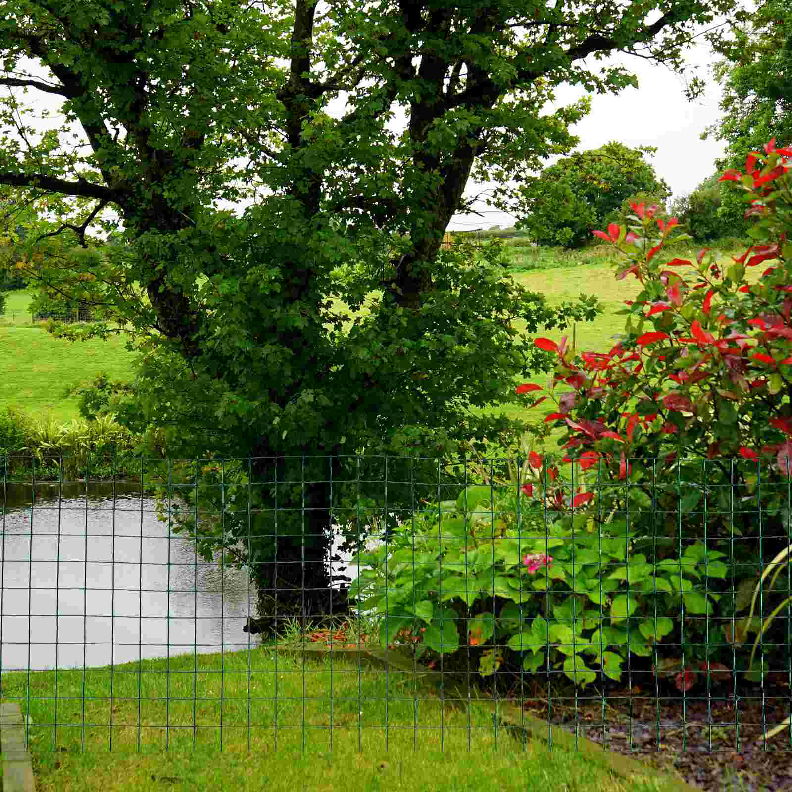 Vinyl Coated Galvanized Roll Garden Fence Iron Wire Mesh For Garden Use