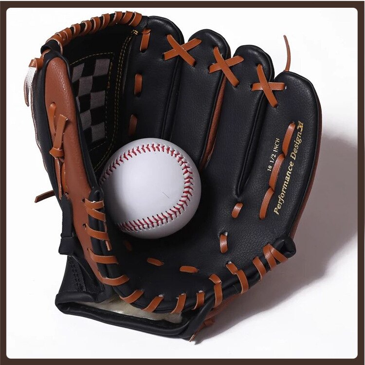 Accessoires Baseball Handschoen Lederen Linkerhand Baseball Training Handschoen Lederen Apparatuur Guante Beisbol Softbal Accessoires