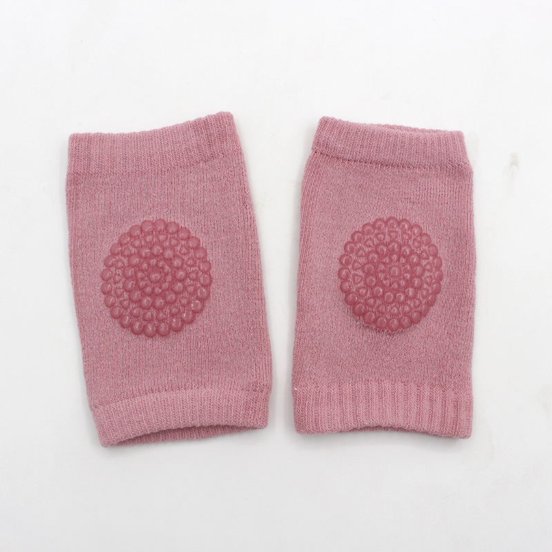 Peuter Kids Kneepad Protector Soft Thicken Terry Antislip Doseren Veiligheid Kruipen Baby Beenwarmers Goed Knie Pads Voor kind: Roze