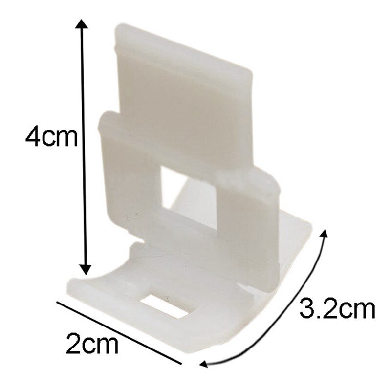 200 Pcs Tegel Leveling Spacer Systeem Bouw Tool Wiggen Tegels Vloeren Set