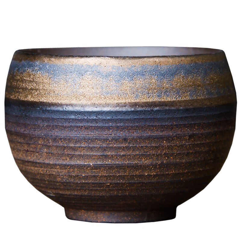 Handmade Stoneware Tea Cup Retro Ceramic Tea Cup Japanese Tea Cup Kung Fu Tea Set Personal Single Cup