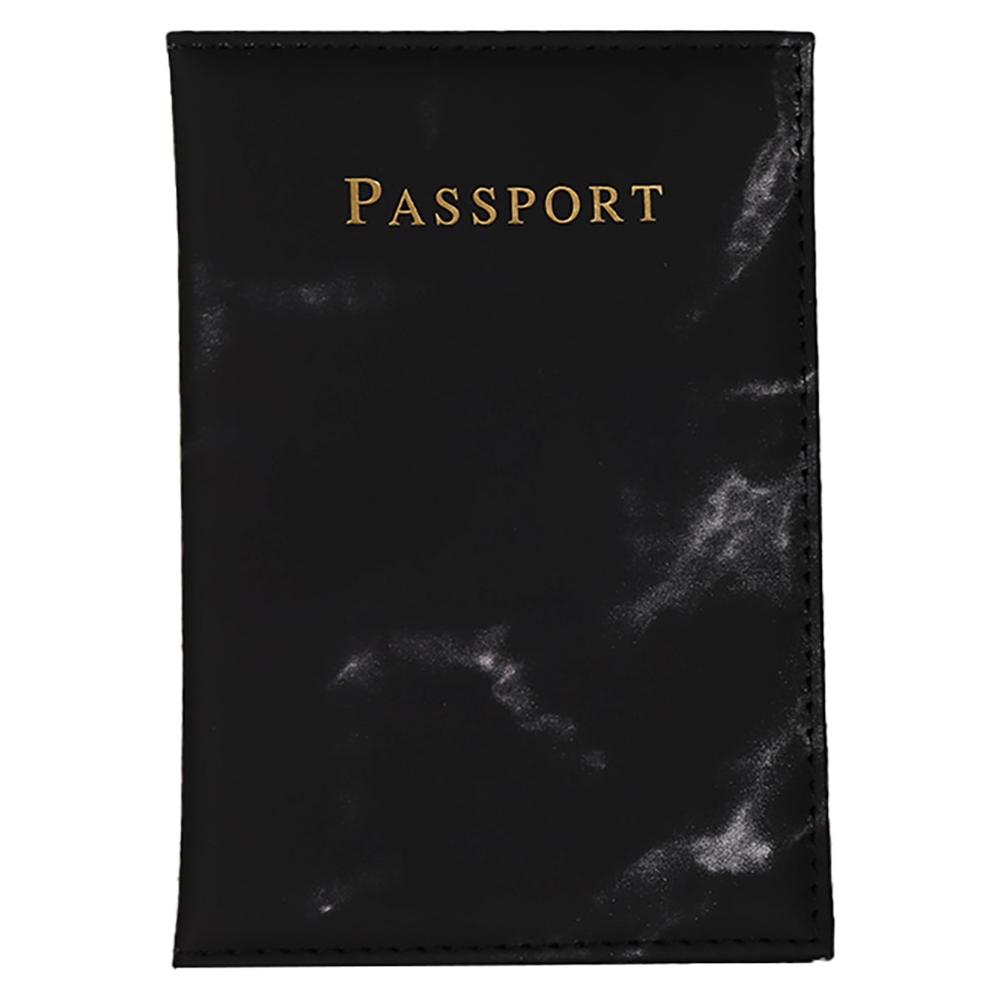 Funda de pasaporte de estilo de mármol colorido, funda de pasaporte de , funda porta pasaporte impermeable, funda de viaje: Color 1