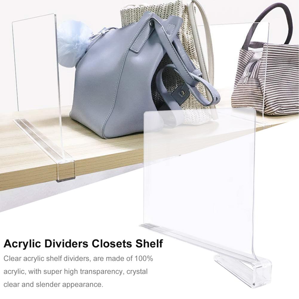 Household Acrylic Partition Clothes Partition Transparent Partition Book Partition Material Partition Wall Cabinet Separator