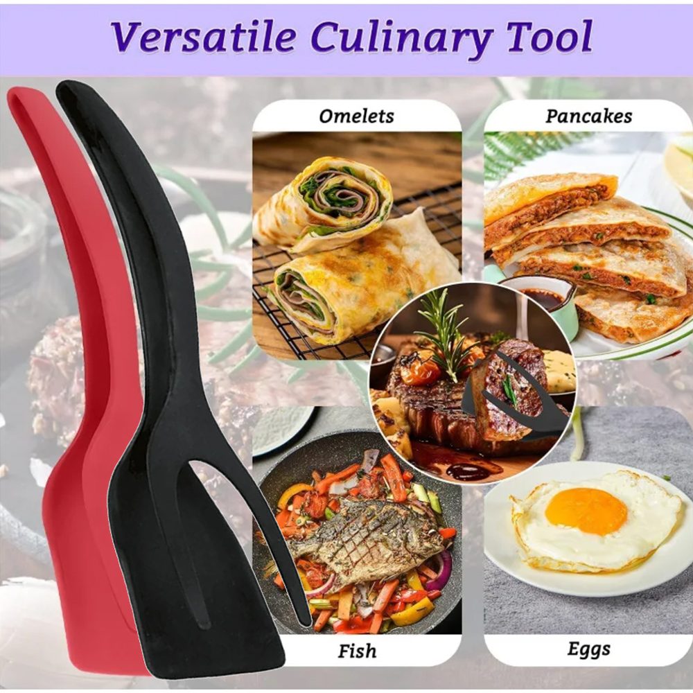 Pá clipe de silicone aperto flip pinças ovo bife e... – Grandado, image size:1000x1000