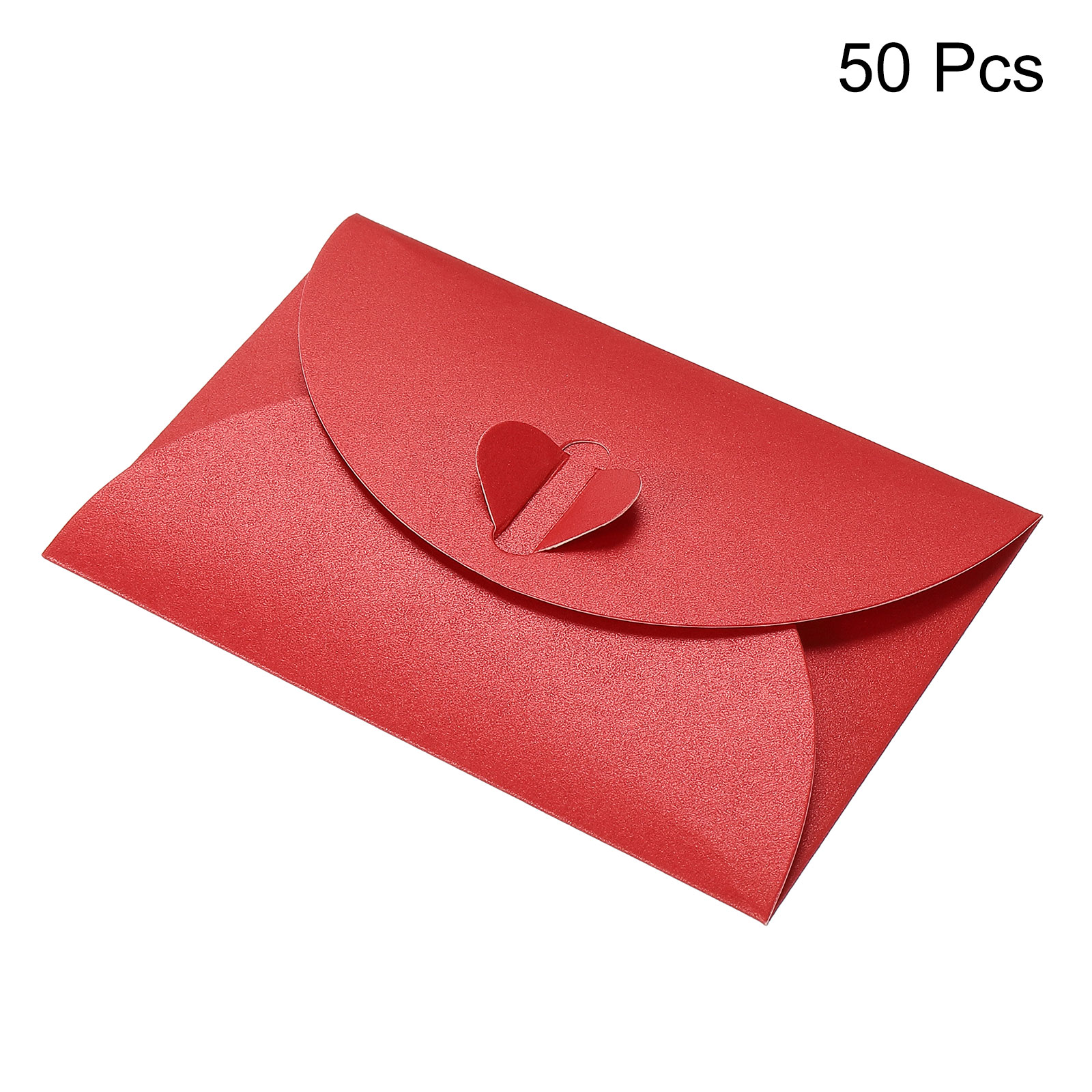 50 sztuk Mini kolorowa koperta gruby karton małe składane DIY perłowe koperty papierowe samoblokująca klamra list okładka karty podarunkowej: Black