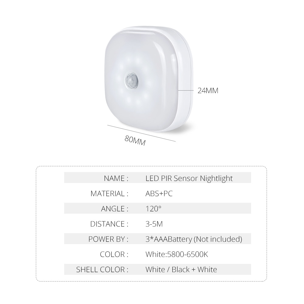 Motion Sensor Nachtlampje Drinkbaar 10 LED Kast Verlichting Batterij Aangedreven Draadloze Kast IR Infrarood Bewegingsmelder Wandlamp