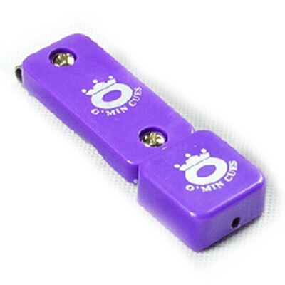 1 st Draagbare Snooker keu krijt houder Biljart Magnetische Krijt Doos Biljart krijt clip cases: purple