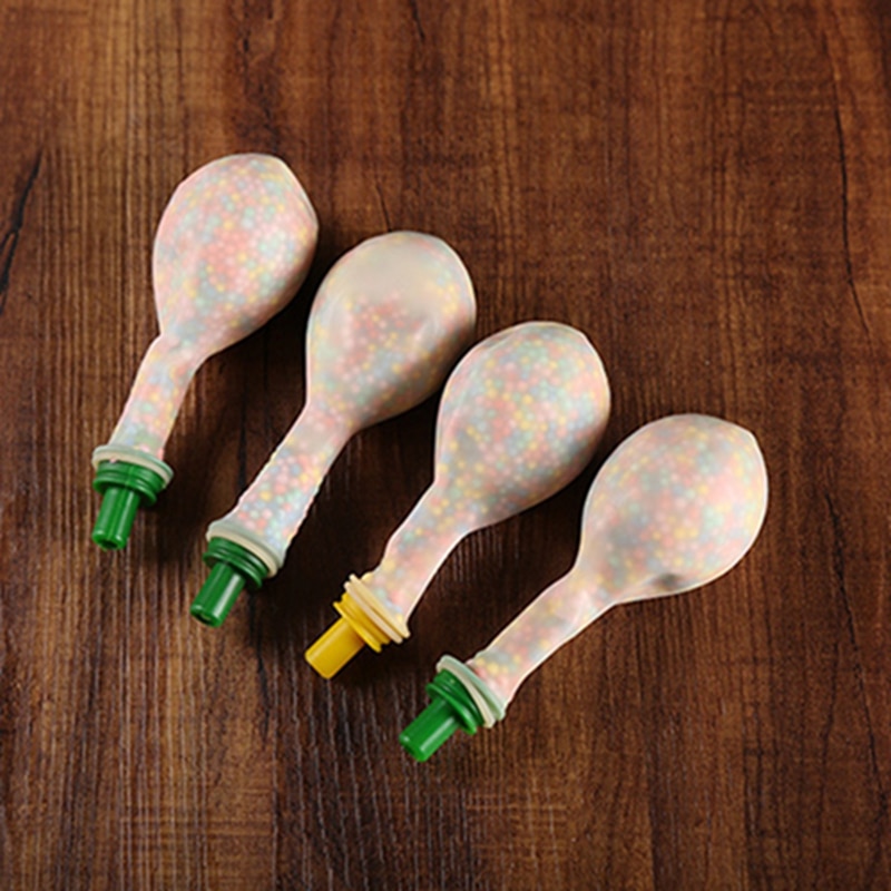 Set van 5 stuks schuimconfettiballonnen met confetti, bruiloftsfeest, verjaardagsdecoratie, transparante ballon, straatexplosie