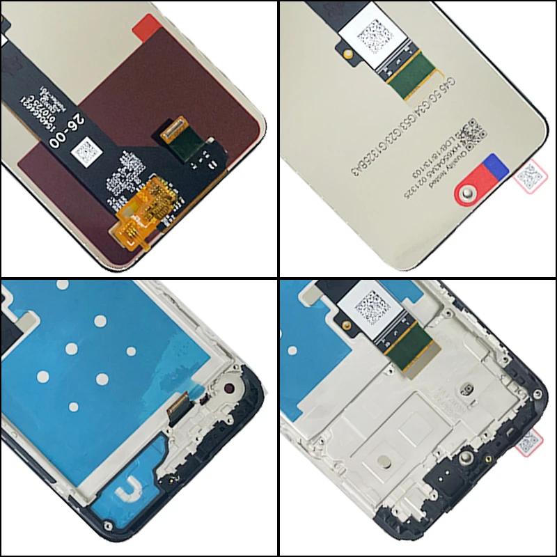 Pantalla LCD OEM de 6,5 pulgadas para Motorola Moto G13 G23 G53 G34 G45, montaje de digitalizador con pantalla táctil con marco
